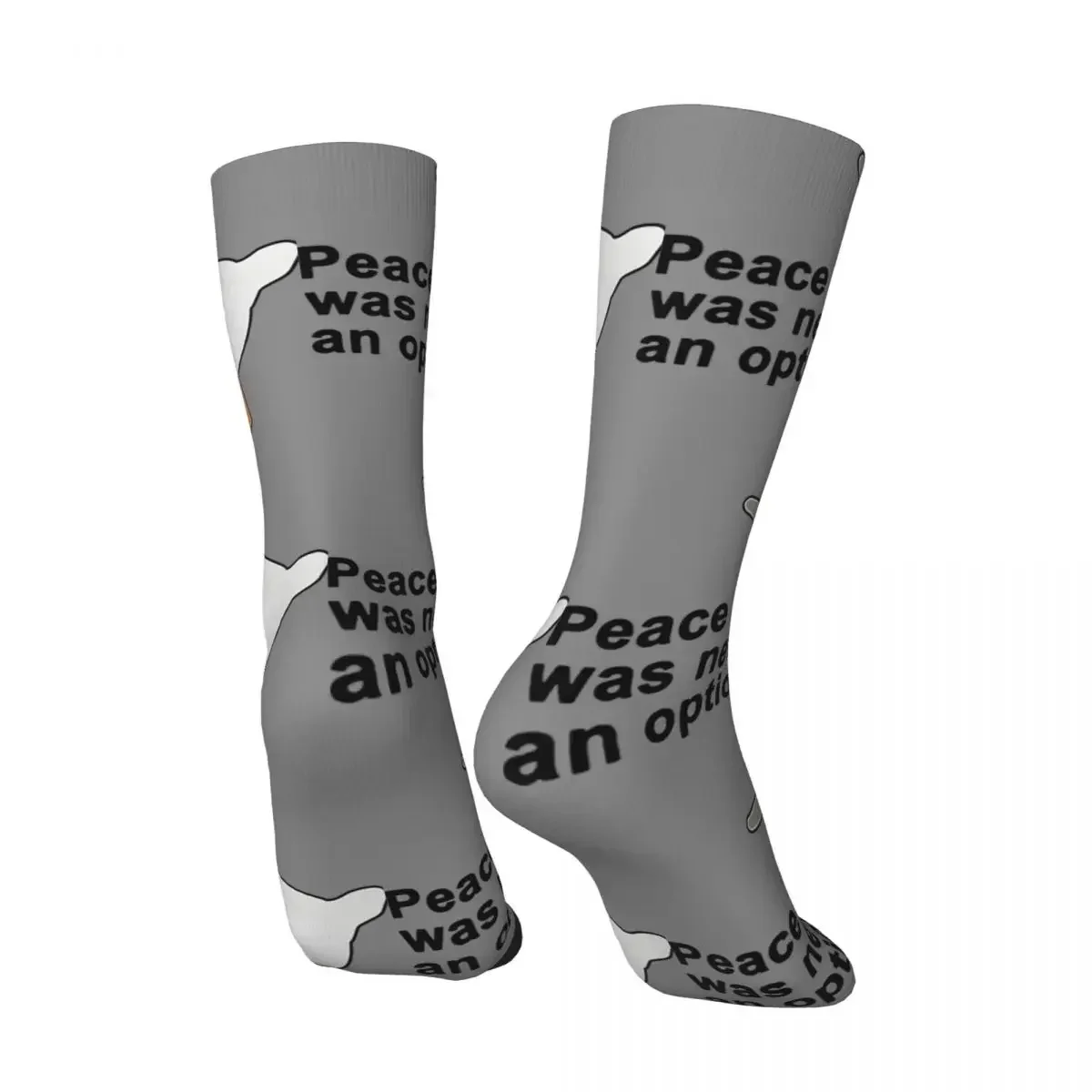 Retro Game Men's compression Socks Unisex U-Untitled Goose Game Street Style Seamless Printed Novelty Crew Sock