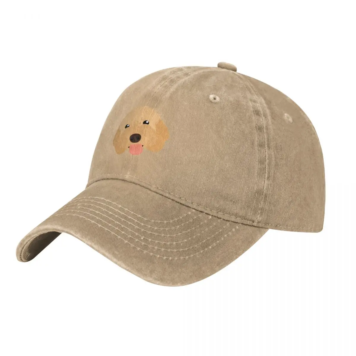 Cute Apricot Cream Cockapoo Cavapoo Cavoodle Baseball Cap Horse Hat fishing hat Hats Man Women's