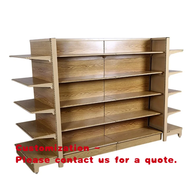 custom.Good Quality Bread Wooden Supermarket Shelf Low Moq Standard Supermarket Shelving