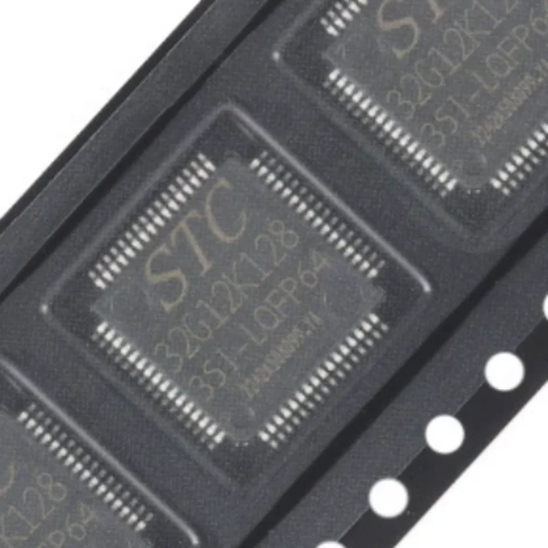 5pcs/lot 32G12K128 STC32G12K128-35I-LQFP64 NEW Original Genuine Chip Packing 64-LQFP