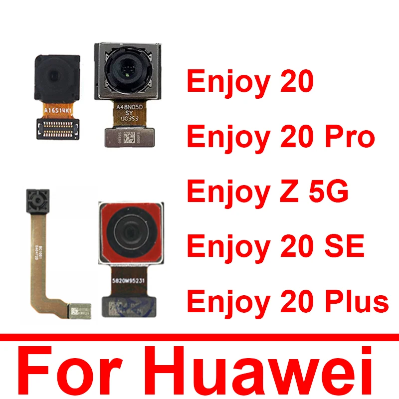 

Передняя задняя камера для Huawei Enjoy Z 20 20Pro 20SE 20Plus, задняя основная передняя камера, небольшой модуль камеры, гибкий кабель, запасные части