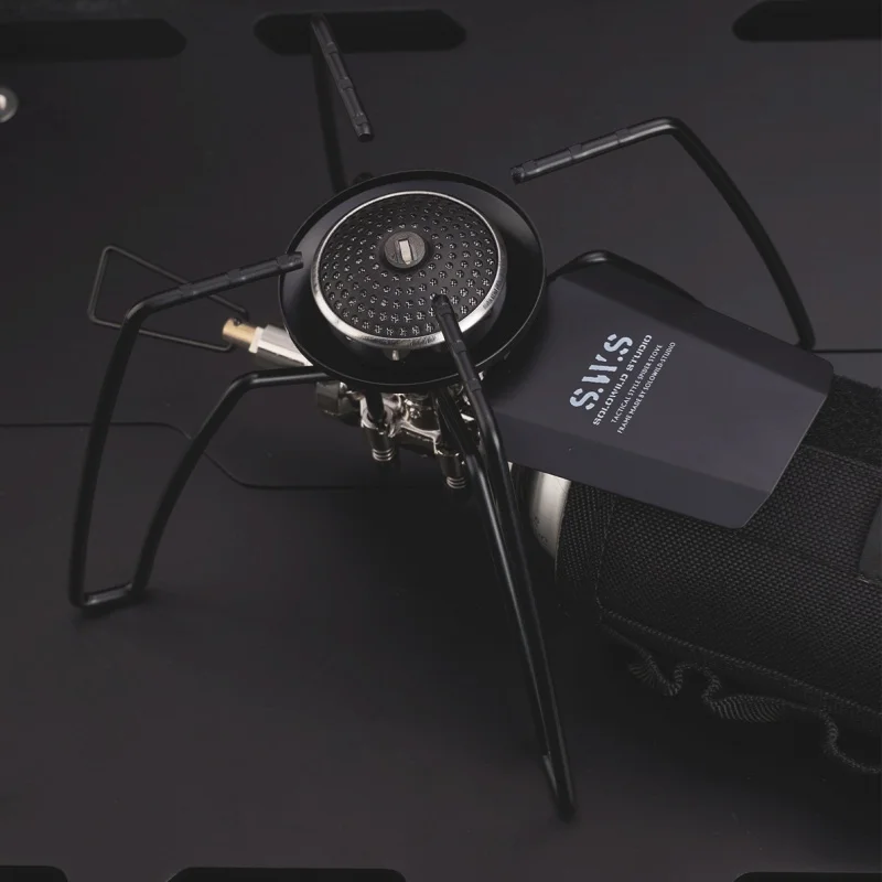 Spider Stove Black Spider Folding Card Stove Camping Tableware Camping Kitchenware Camping Barbecue Stove Gas Stove