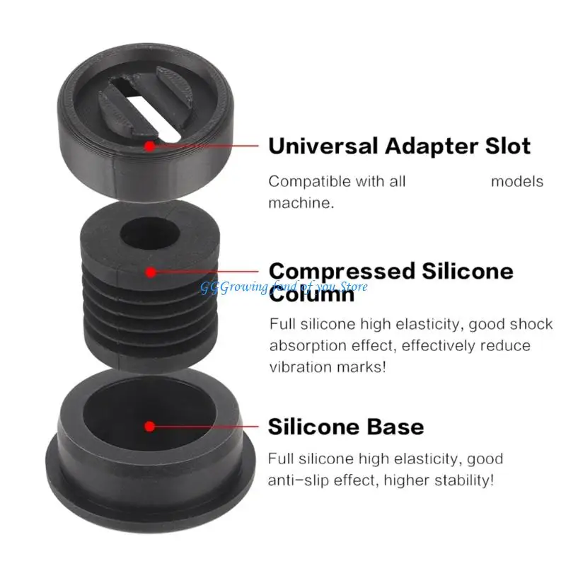

H9EB 4PCS Vibration Absorption Pads for Lab P1 Printers Anti Shock