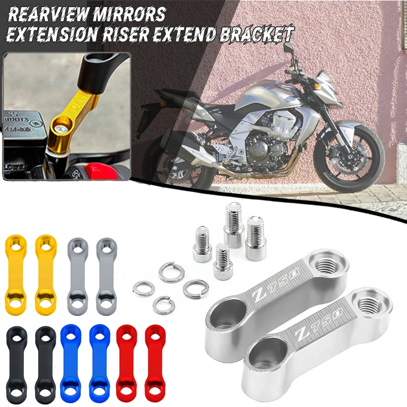

Motorcycle Mirrors Riser Extension Bracket Accessories For Z650 Z 650 Rearview Mirror Extend ﻿
