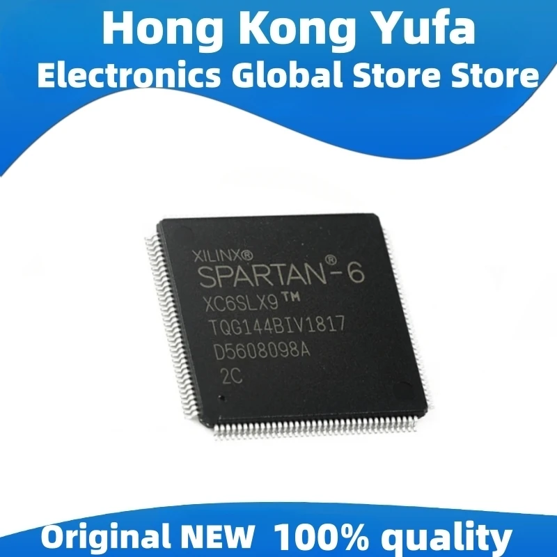 1 Piece XC6SLX9-2TQG144C TQFP-144 XC6SLX9 Embedded FPGA Chip IC New Original