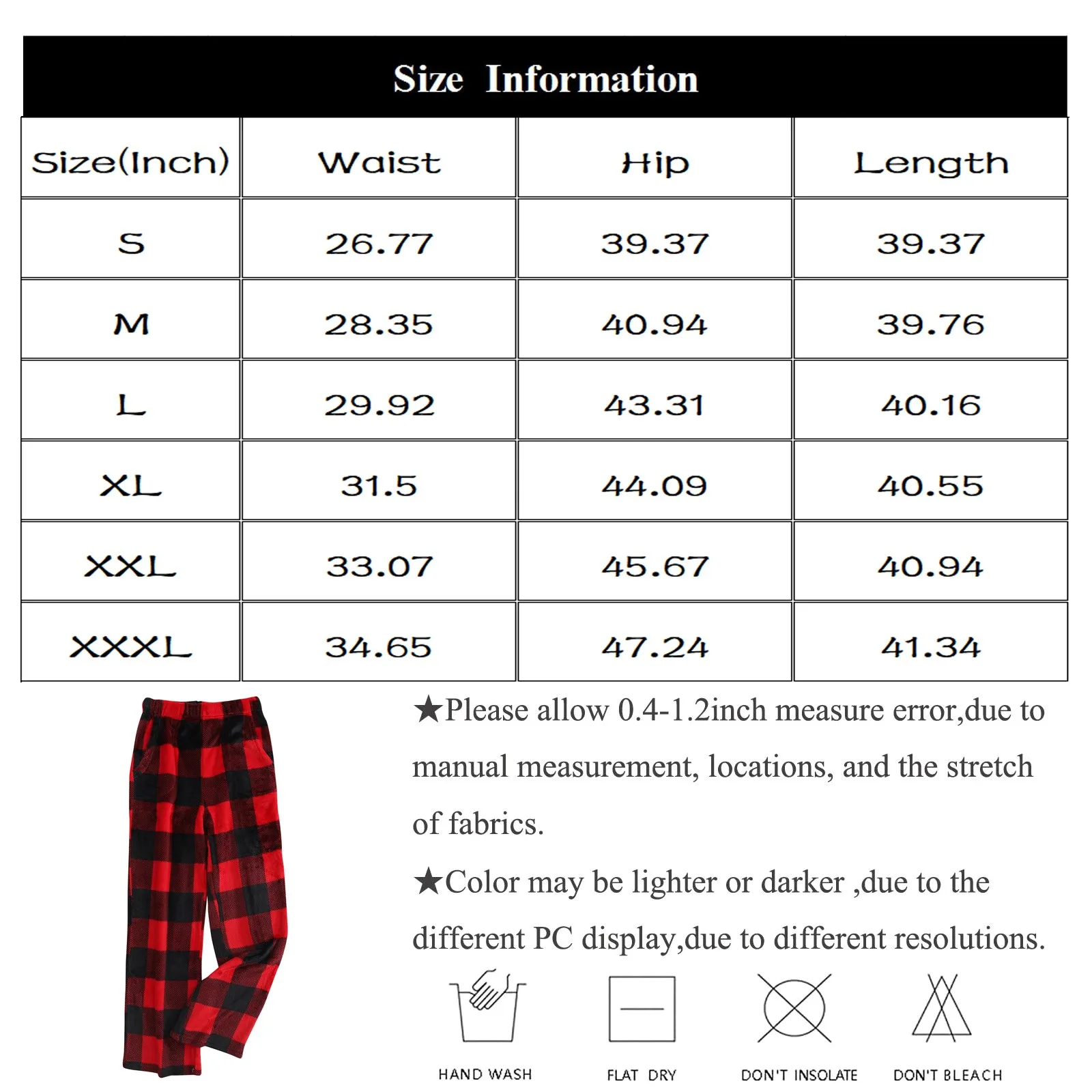 Pantalones de pijama de franela para mujer, cómodos, gruesos, a cuadros, de cintura alta, holgados, informales, rectos, de talla grande, cálidos, para el hogar