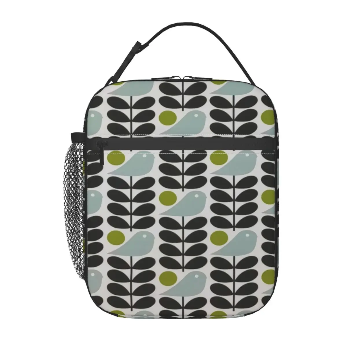 Orla Kiely Scandinavian Multi-Stemmed Birds Flower Insulated Lunch Bag Waterproof Thermal Cooler Bento Box Office Work School