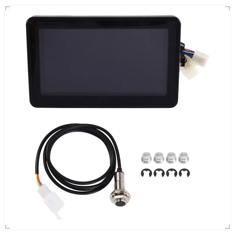 Universal Motorcycle LCD Display For 1, 2, 4 Cylinder Motorbike Replaceable Speedometer Multi-Function Instrument Cluster