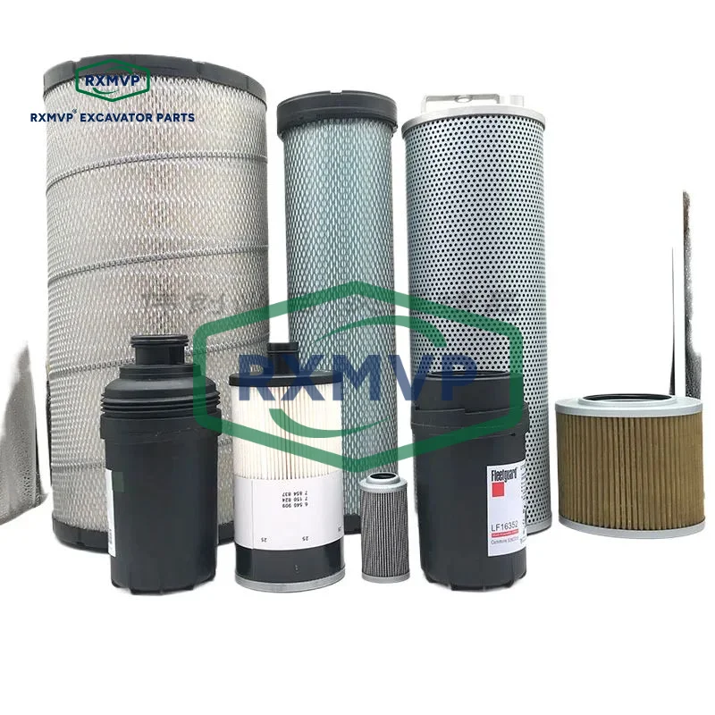 For Lonking 150e All Vehicle Oil Diesel Air Filter Hydraulic Oil Pilot Oil Excavator Accessories