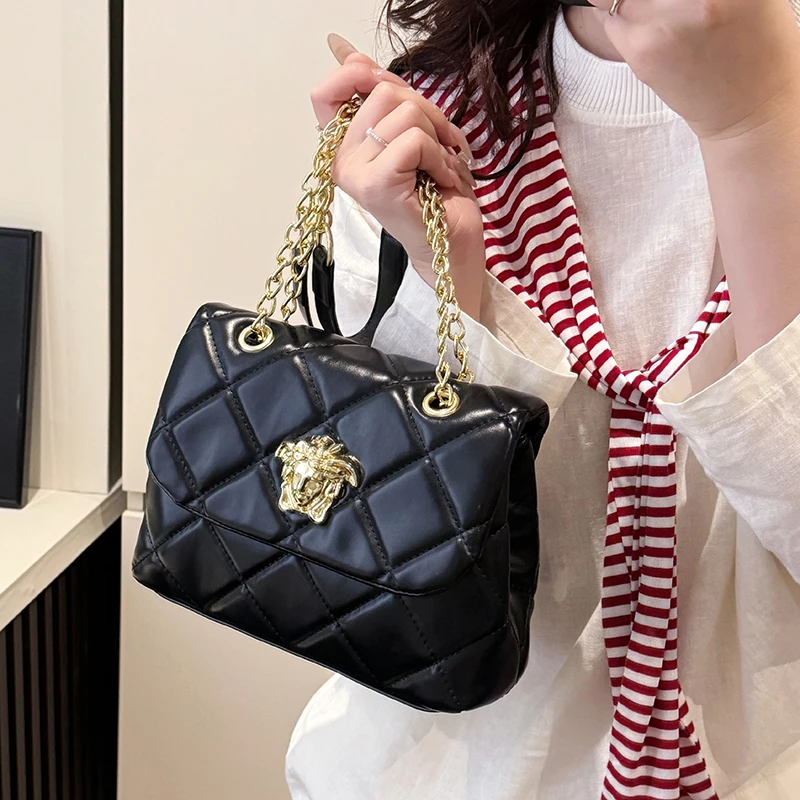 حقيبة نسائية أنيقة مصنوعة من الجلد الصناعي وحزام كتف قابل للتعديل ومقصورات متعددة للعمل والمكتب يوميًا #4