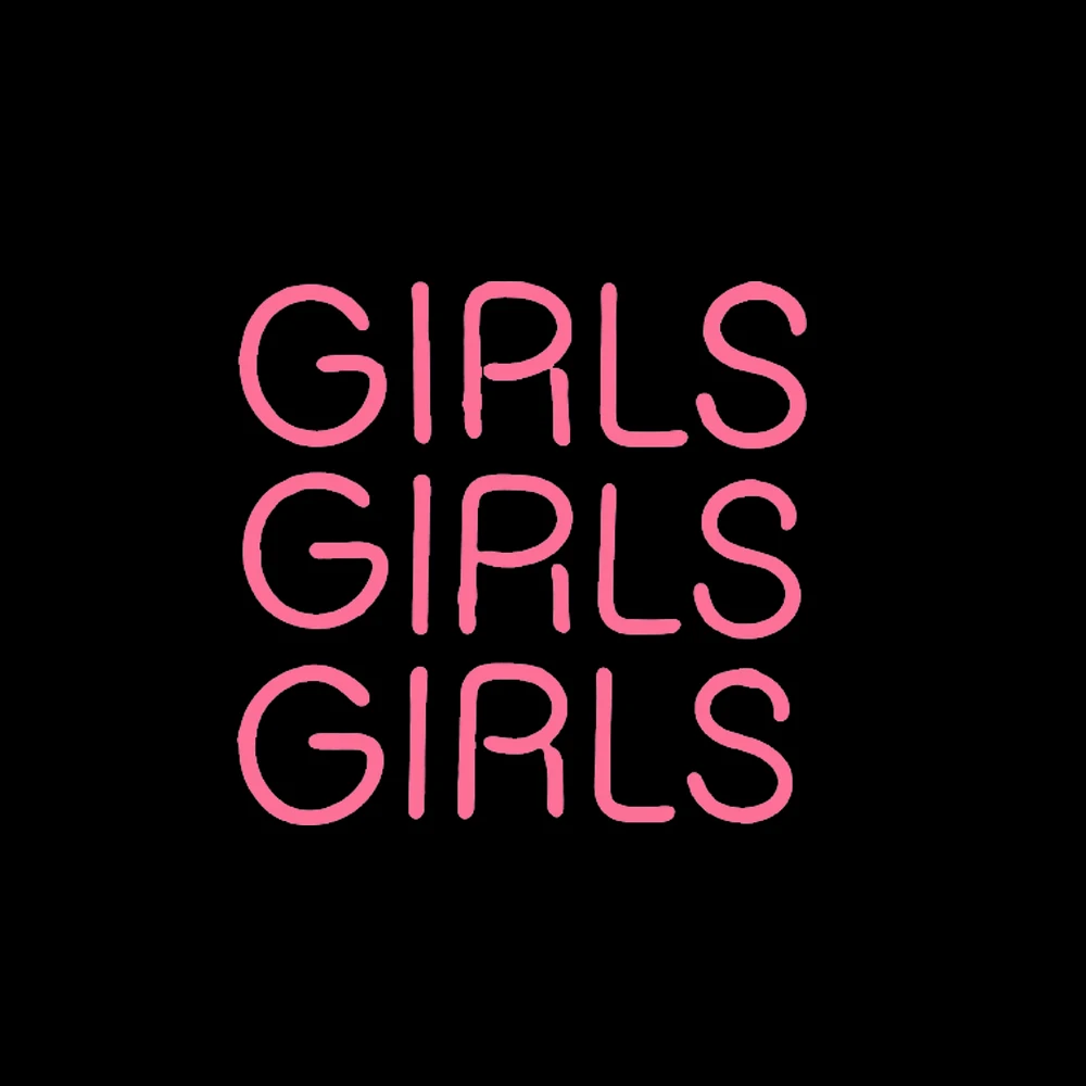 

GIRLS Neon Light Sign Custom Handmade Real Glass Tube Party Bar Store Home Bedroom Decor Gift Display Lamp On Wall 10"X10"