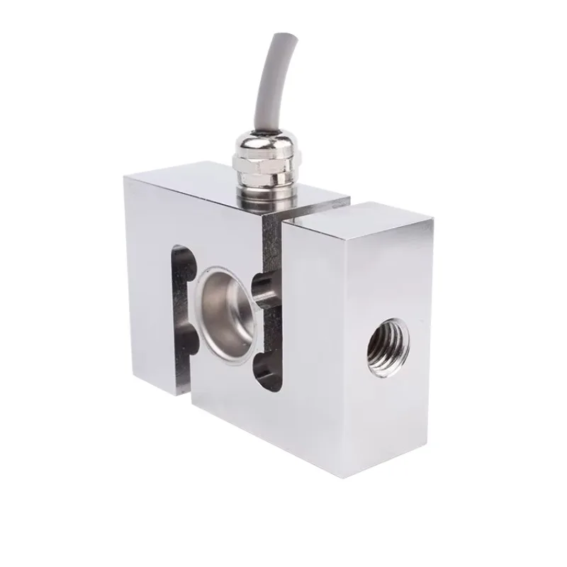 Excellent Stability S-Shaped Stainless Steel Force Transducer 50-5000kg Load Cell with MV/V Output for Test Benches FA30 Series