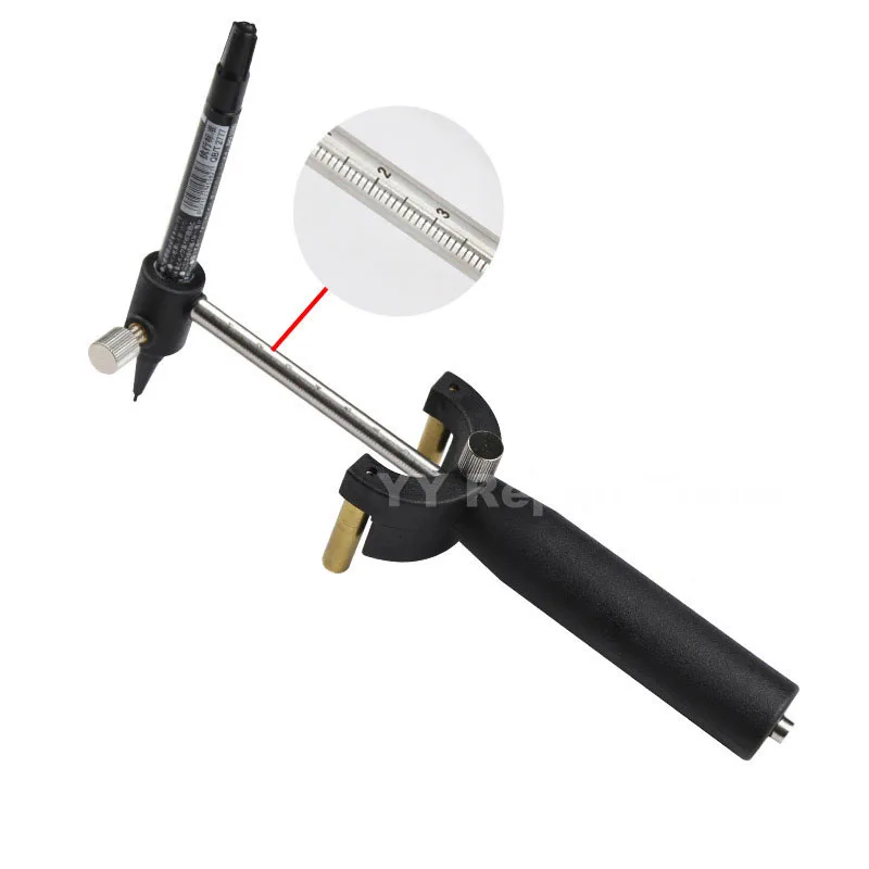 New 1PCS Wheel Eyebrow Scriber Auto Sheet Metal Dent Repair Tool 5-150mm Adjustable Repair Paint Panel Surface Scribe