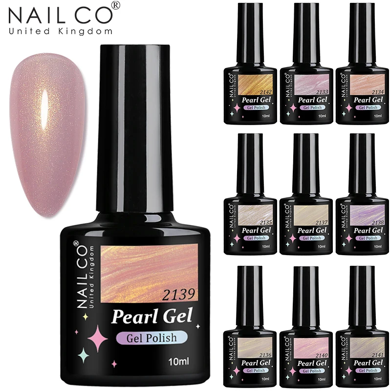 NAILCO 10 мл/15 мл Блестящий гель-лак для ногтей Vernis Полуперманентный УФ-гель для ногтей Гель для дизайна ногтей Маникюр Верхнее базовое покрытие