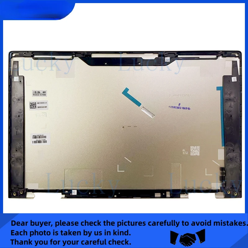 

Задняя крышка/корпус для HP Envy 13-BD, палитра цвета Pale Gold, OLED, M76736-001