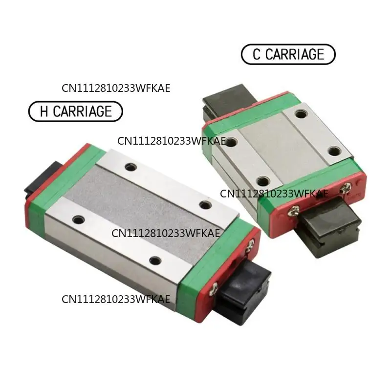 For MHCNC MGN7 MGN9 MGN12 MGN15 Mini Linear Guide Rail 100-500mm MGN C/H Carriage For 3D Printer CNC Automation Robot Equipment