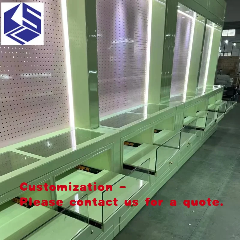 

custom.Jewelry Shop Design Jewelry Display Cases Counter Jewelry Showcase in Shopping Mall