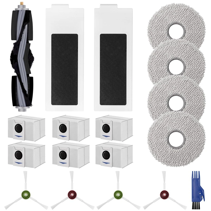 

For Ecovacs Deebot T20 Omni Robot Vacuum Cleaners Main Side Brushes HEPA Filters Mop Cloth Dust Bags Replacement Parts