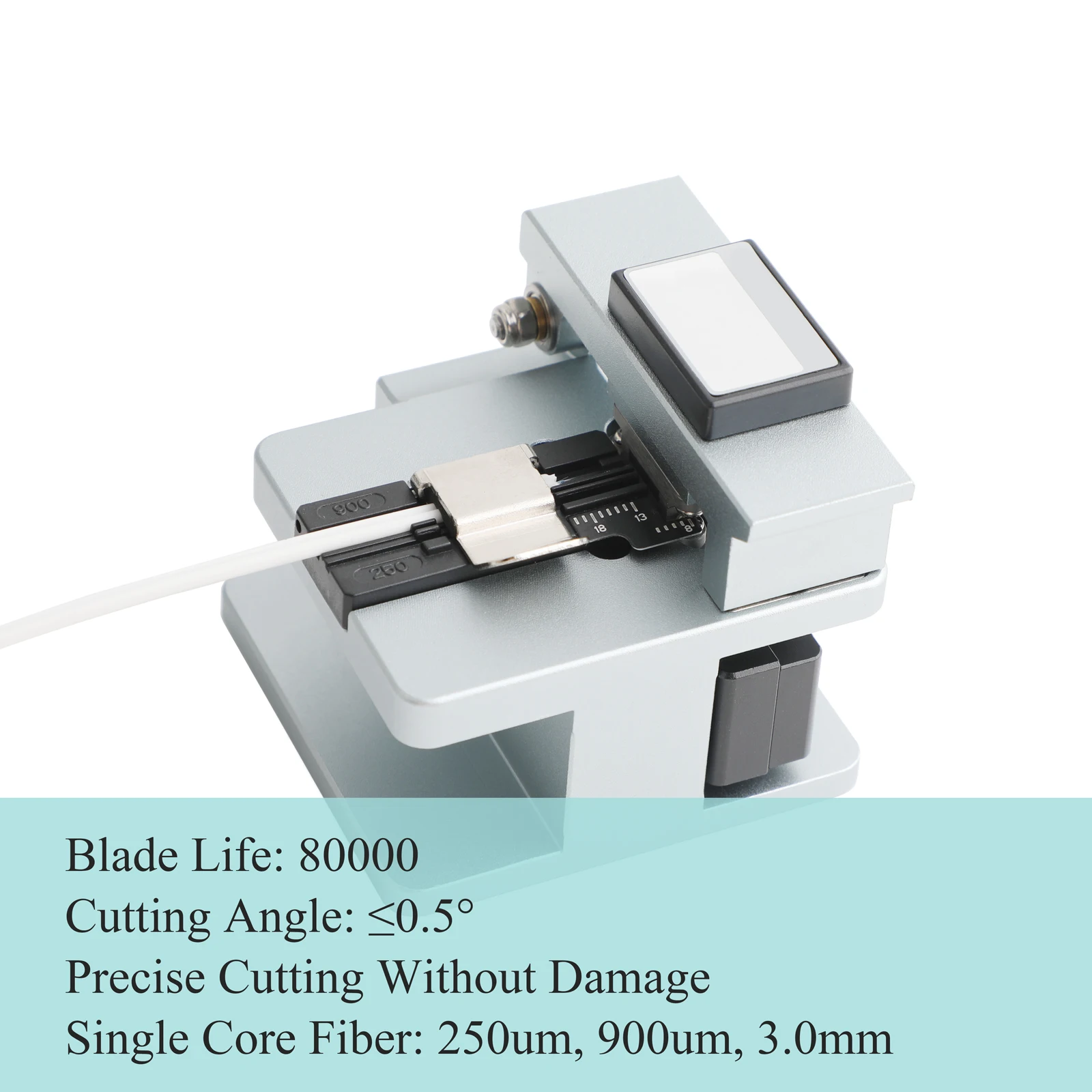 High-Precision Fiber Cleaver Kit 3-in-1 Tungsten Blade for  0.25/0.9 mm Cold Splice & Hot-Melt Cutter Tool