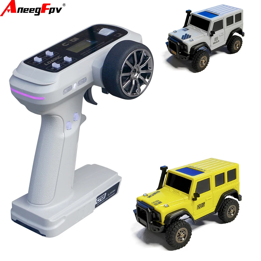 LDARC X43 RC Car 1:43 Simulation 4WD Mini Climbing Vehicle Full Time RTR Remote Control Toy for Adults And Children