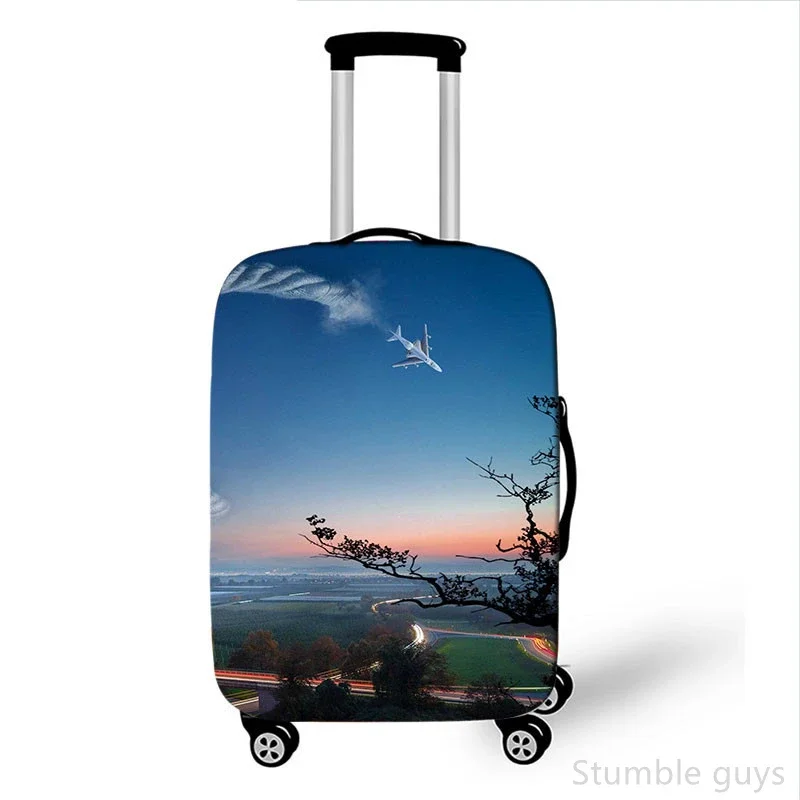 

Elastic Anti-Dust Luggage Cover Protective Scratch-Resistant Suitcase Sleeve Durable For Air & Road Trips 18-32 Inch