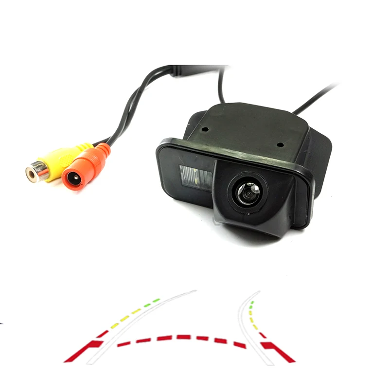 1920*1080P AHD Car Rear reverse camera for Toyota Corolla 2007-2016 Avensis Auris T25 T27 Alphard HILUX camera Dynamic track