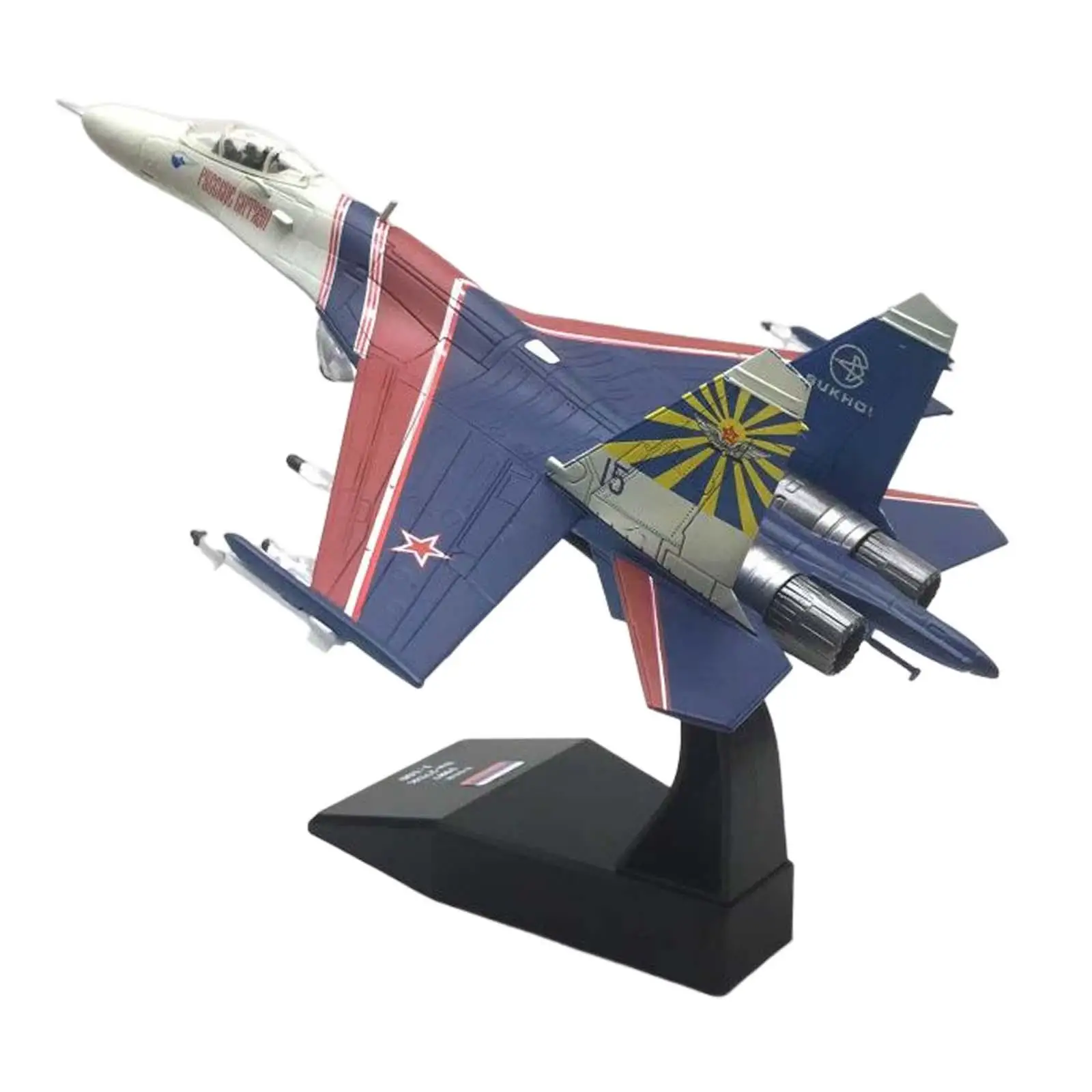 Russian Airplane Model SU-27 Simulation for Living Room Decoration Gift