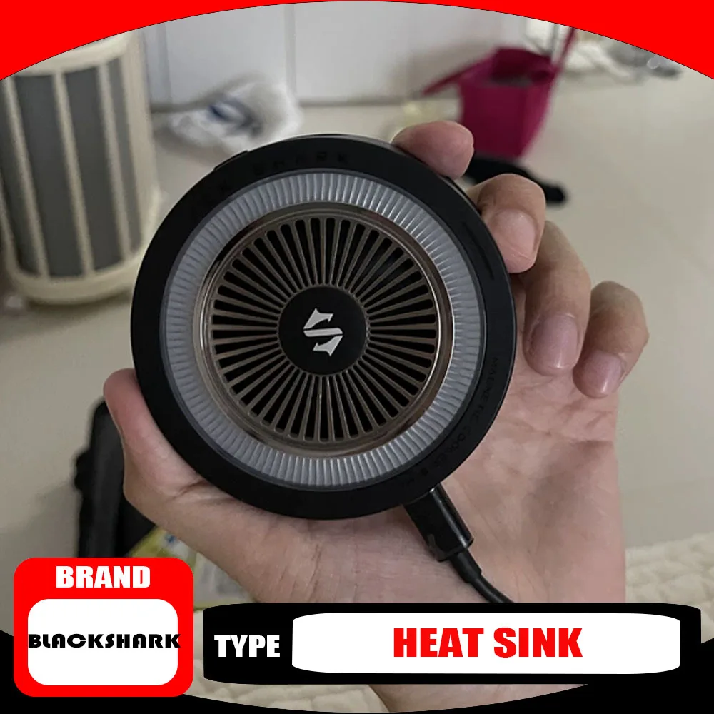 Black Shark Tablet Cooler 6Max Magnetic Semiconductor Large Cooling Area for IPad  Gaming Streaming High Power Cooling Device