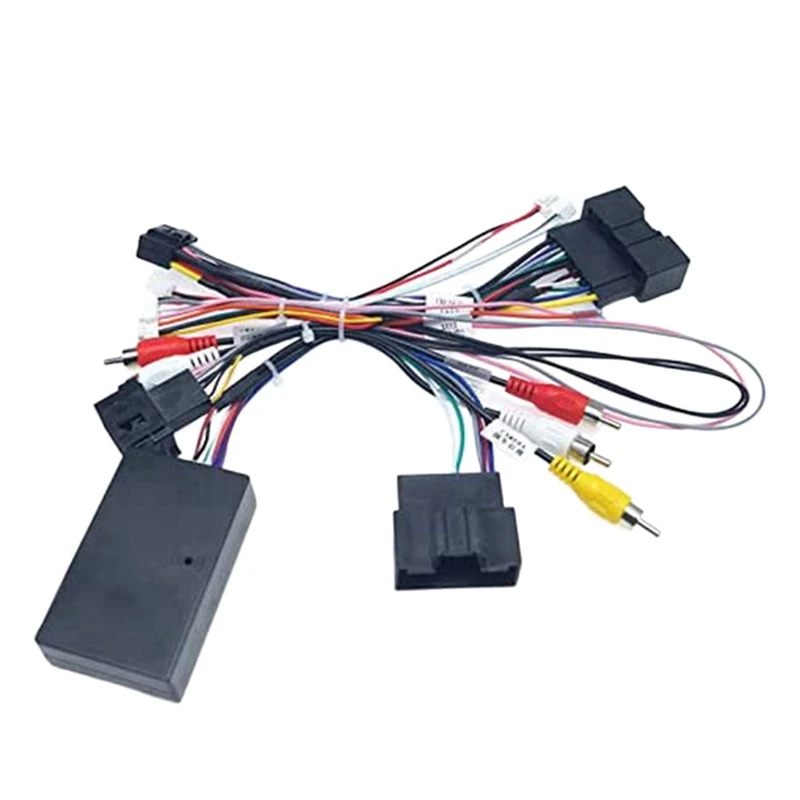 

3X Car 16PIN Audio Power Cord Radio Wiring Harness With Canbus Box For Ford Focus F150 Ranger 2012-2015