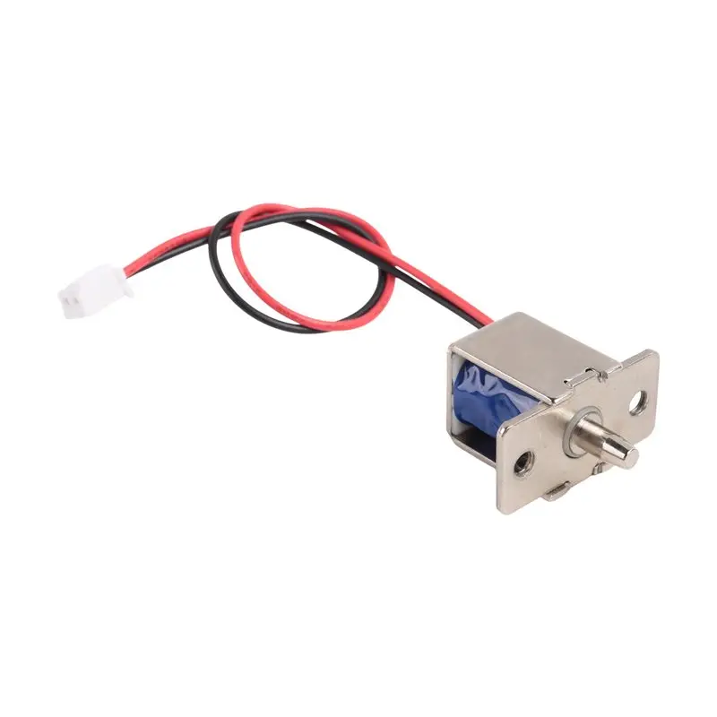 B04B-Mini Electronic Bolt Lock Compact Solenoid Electromagnet Door Lock Concealed Installation For Secure Access DC12V-1A