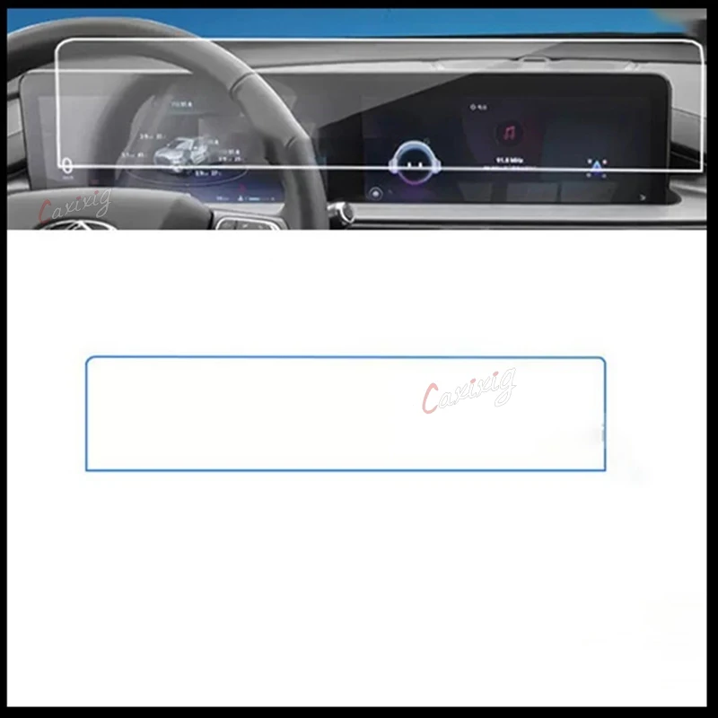 For Chery Tiggo 7 PRO MAX 2023 Car Accessories Navigation Screen Center Console TPU Transparent Membrane Protector  Film