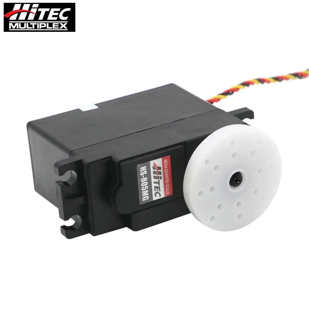 Hitec HS-805MG HS805MG 4.8V-6.0V Nước/Bụi Mega Hộp Số Kim Loại 8Mm Trục Đầu Ra Kép vòng Bi Servo Cho 1/5th Xe Ô Tô