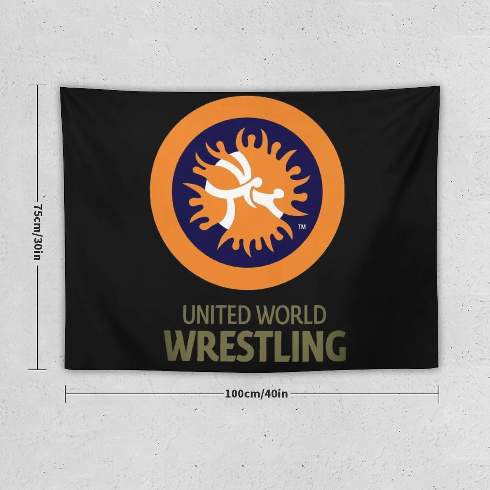 New United World Wrestling Tapestry Wall Deco Things To The Room House Decorations Tapestrys