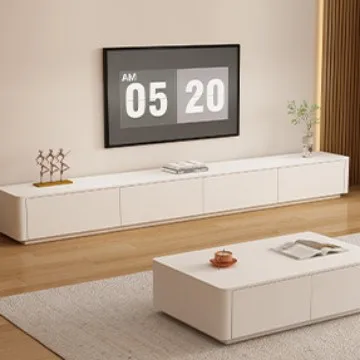 

New, floor-to-ceiling solid wood coffee table, TV cabinet, combination