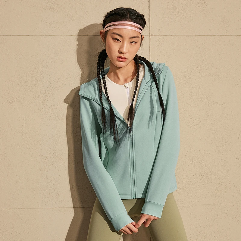 Xtep Knitting Jacket For Women 2024 Spring Sporty Sweat-Absorbing Women\'s Coat Comprehensive Training Outdoor Tops 876128940015