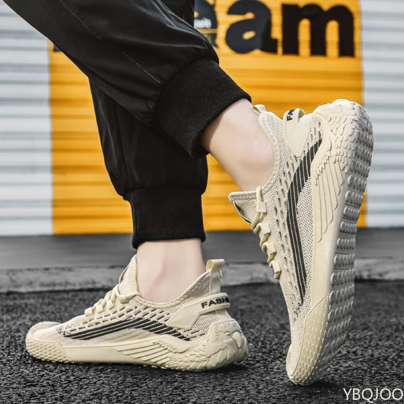 

Мужская обувь, летняя дышащая новая сетчатая легкая обувь для вождения и спорта и отдыха с защитой от запаха, универсальная вулканизированная обувь для мужчин