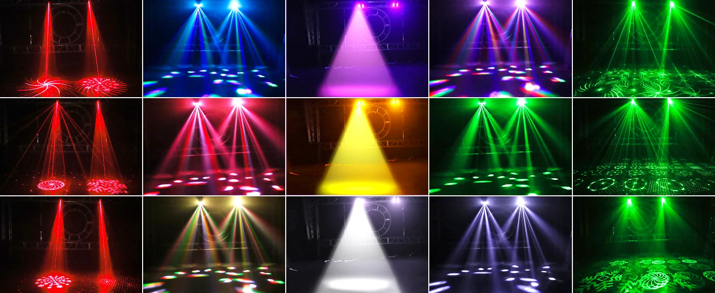U'King 100W Bee Eye Strobe Bühnenlicht 4IN1 RGBW LED-Effektlicht DMX512 DJ-Lichteffekt für Disco-Party KTV Konzert Nachtclub – Detail 2