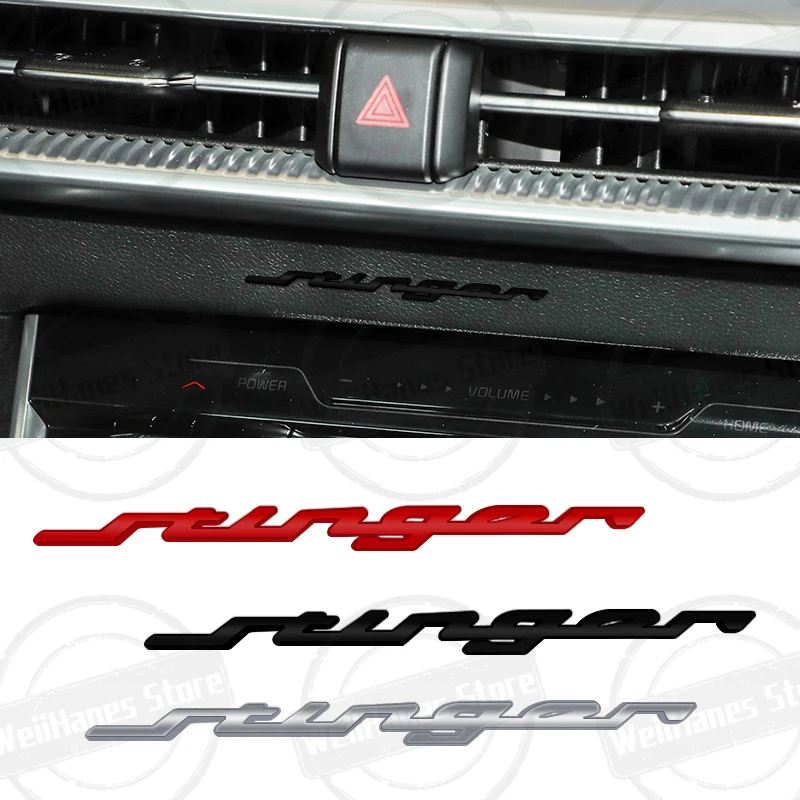 Metal For Stinger GT Line X Line K5 K9 K3 K2 3D Badge Car Air Conditioning Vent Instrument Panel Sticke Interior Decoration - view 5