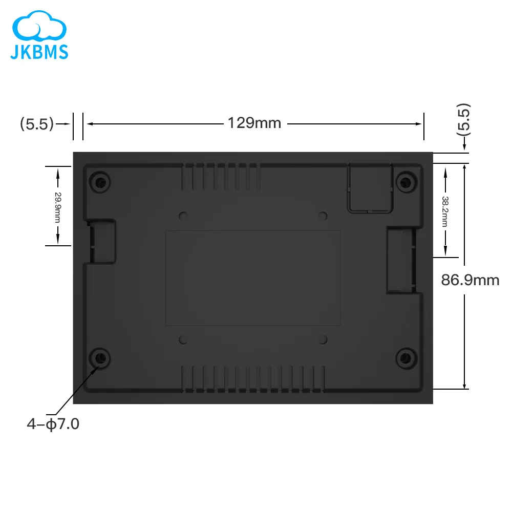 JKBMS accessory 4.3 inch LCD display suitable for all JK BMS models Cable120cm with 4 fixed screws Intelligent JKBMS accessory