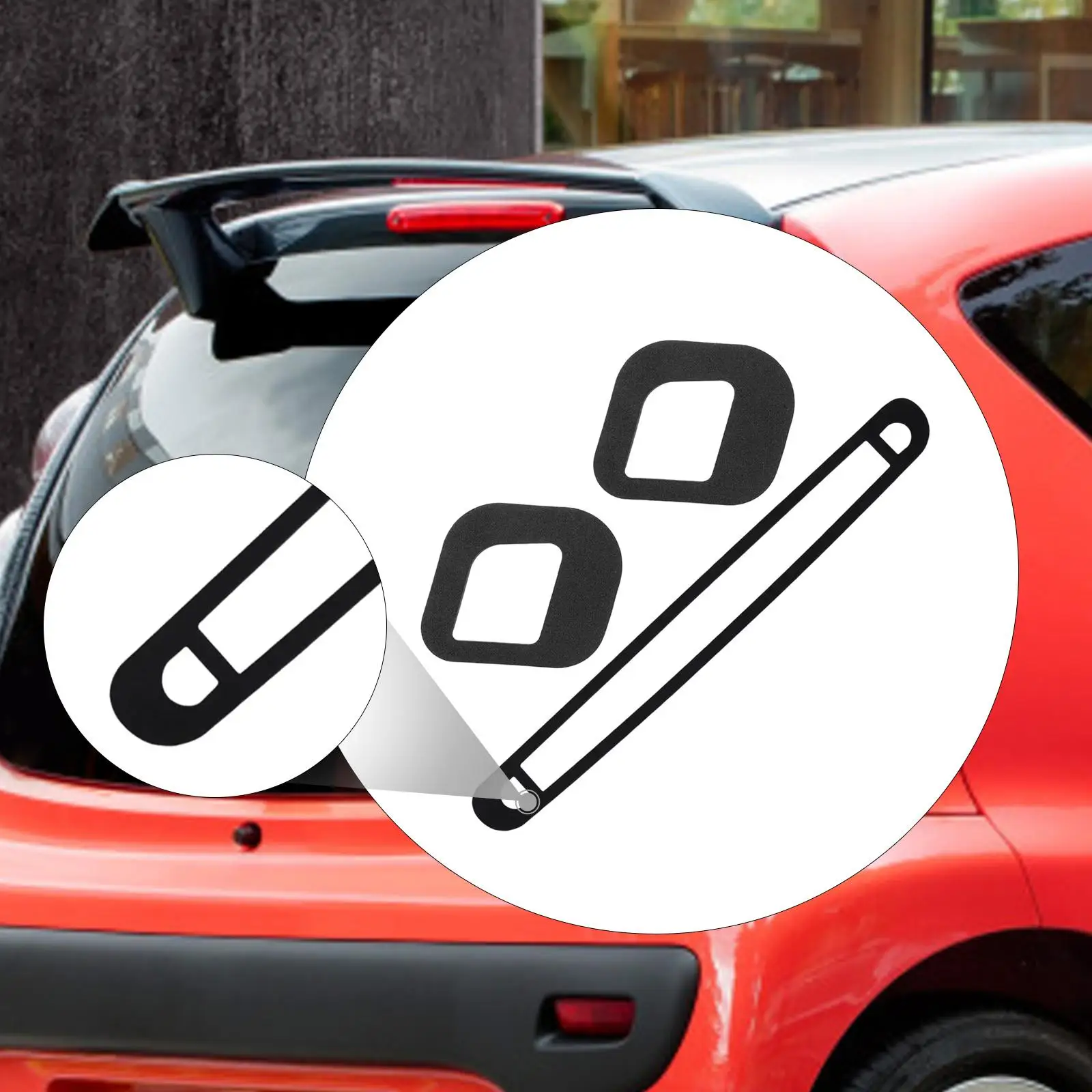 

Замена уплотнителя стоп-сигнала для автомобильных аксессуаров C1, черный пенопластовый уплотнитель задних фонарей