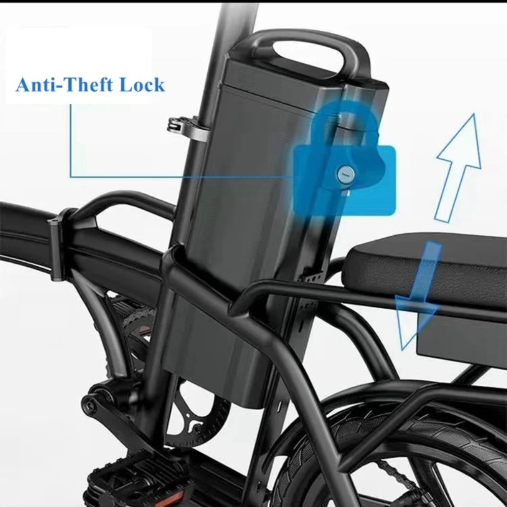 بطارية ليثيوم Haiba 18650 جديدة قابلة للطي 48 فولت 20 أمبير 30 أمبير في الساعة - لمحرك 750-1500 وات Engwe X5 Fiido T1 استكشاف بطارية بديلة Vivi #5