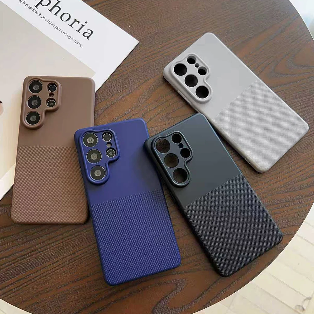 Luxury Matte Dot Case for Samsung A57 A56 A37 A17 A16 A15 A55 A54 A36 S26 Ultra S25 S24 S23 Shockproof Soft Back Cover