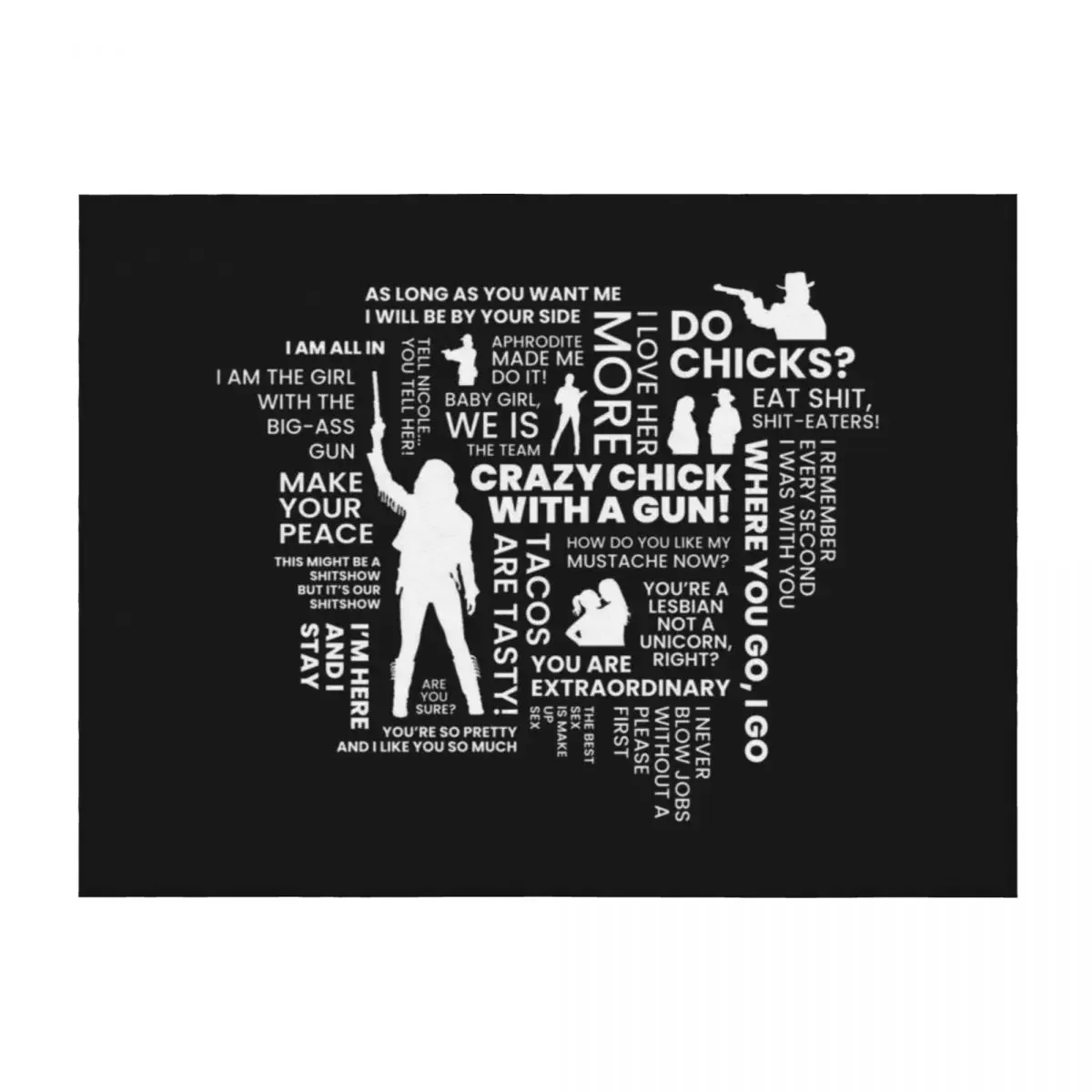 

Wynonna Earp Word Cloud Throw Blanket heavy to sleep Decorative Beds Loose Quilt Blankets