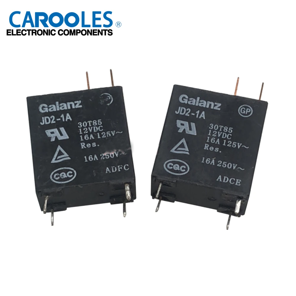 1PCS/LOT JD2-1A 12V Relay 16A 4PIN