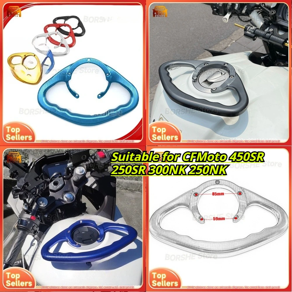 

2026 Motorcycle Tank Handlebar Suitable for CFMoto 450SR 250SR 300NK 250NK Front Passenger Safety Grip Rear Seat Accessory