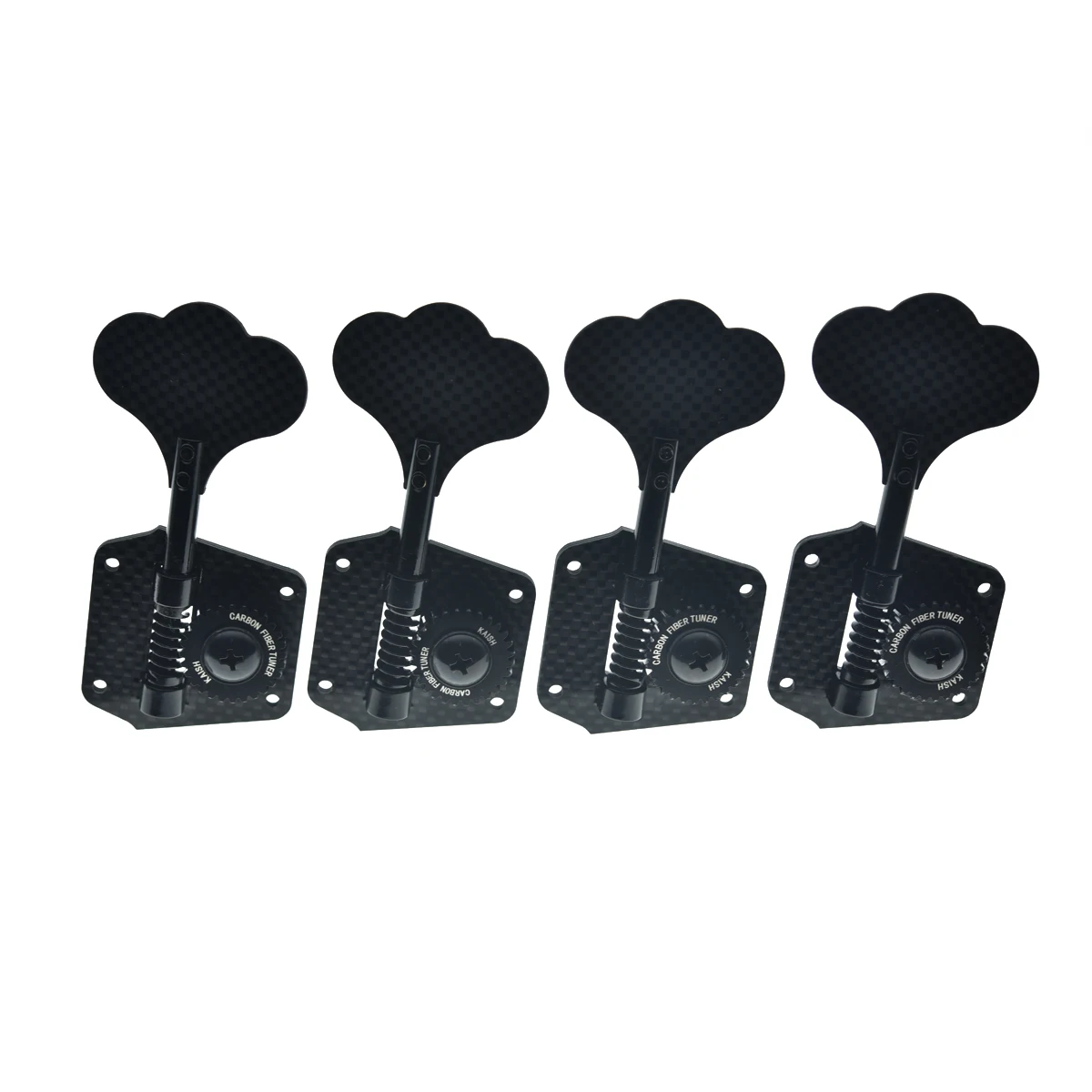 Carbon Fiber Bass Tuners 28:1 Carbon Bass Tuning Keys Light Weight Bass Tuning Machines for Jazz J Bass/Precision P Bass