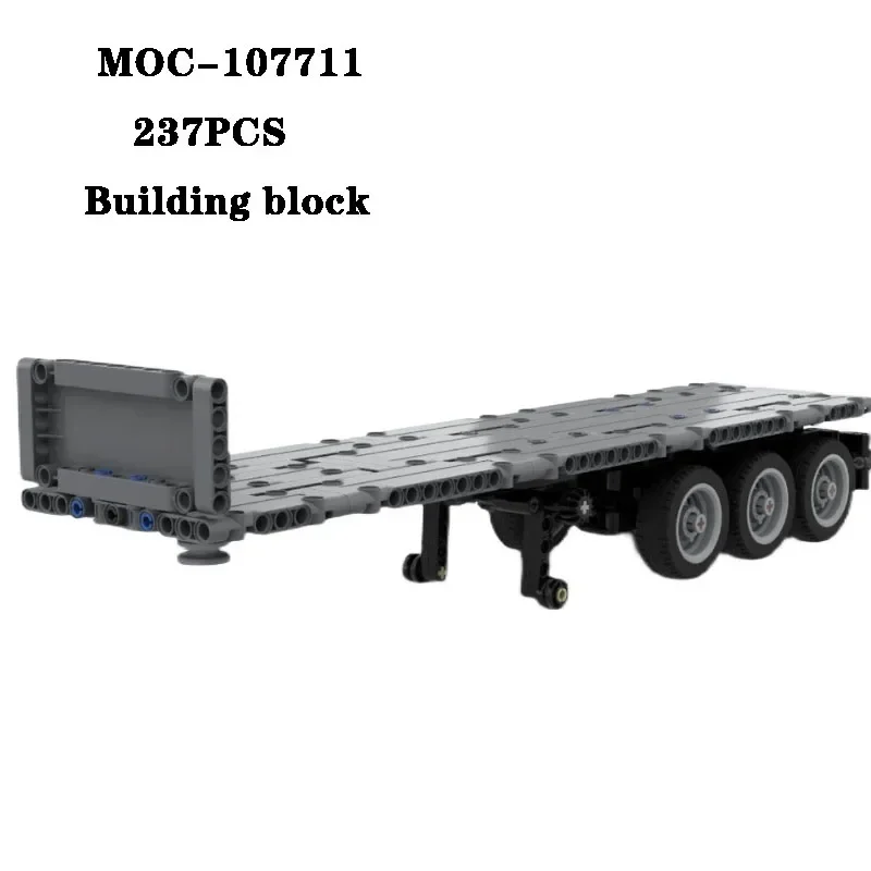 MOC-107711 Mini Trailer Assembly Building Block 237PCS Adult and Children's Puzzle Birthday Toy Christmas Gift Building Block