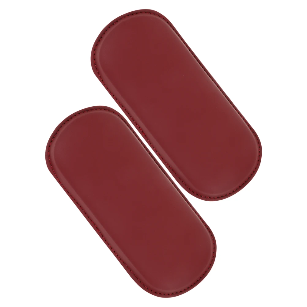 

2pcs Leg Knee Pad Support Cushion Pu Car Armrest Elbow Pillow Universal Fit Car Interior Accessories Comfortable Driving