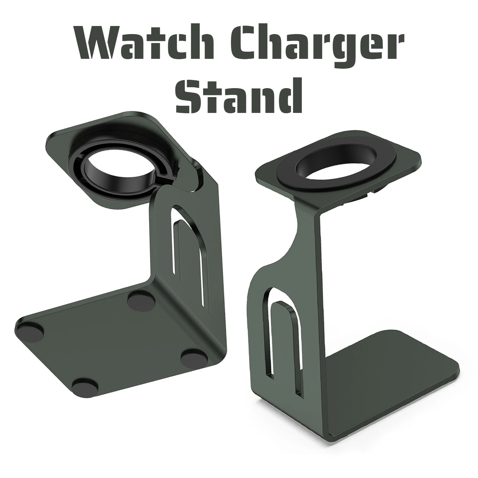 

Desktop Cable Holder for Apple Watch Ultra 3 Metal Stand for Apple Watch Series11 10 9 8 7 6 5 4 3 SE Charger Base for Charging