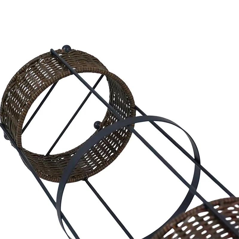 Freestanding Tissue Holder Handwoven Paper Rack No Drill Bathroom Organizer for Kitchen Restroom Home Storage Daily Use 휴지 거치대